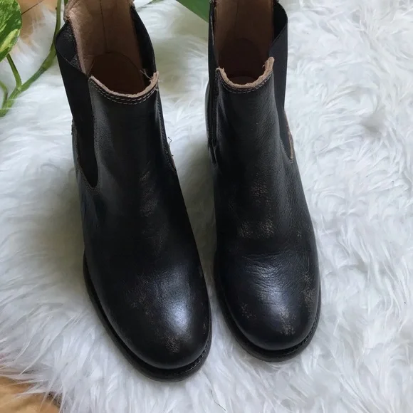 BED STU Lorn Leather Heeled Chelsea Boots - Picture 3 of 6
